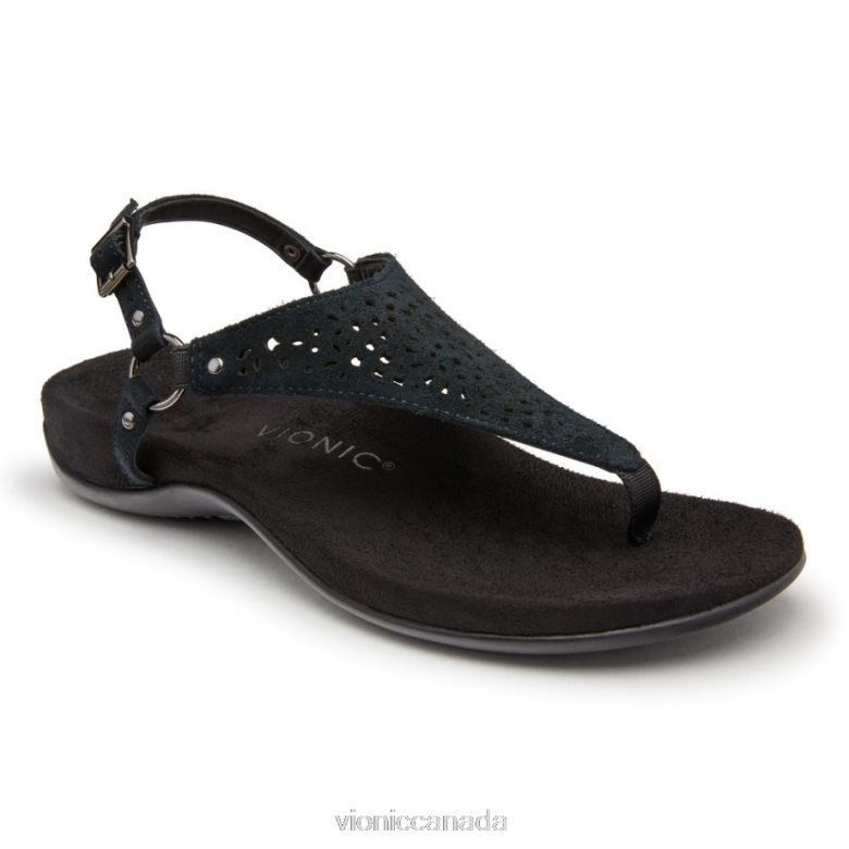 Vionic Kirra Sandal 464266161 Black Suede Vionic canada shoes