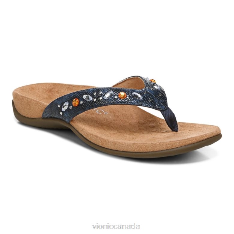 Vionic Lucia Toe Post Sandal 4642661398 Navy Vionic sneakers