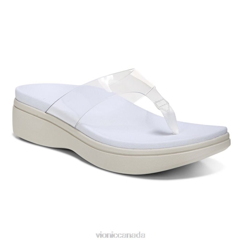 Vionic Luminous Platform Sandal 4642661426 White Vionic boots canada