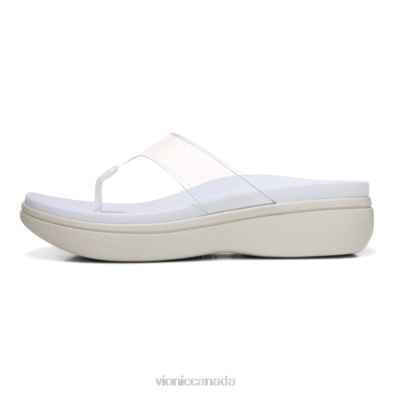 Vionic Luminous Platform Sandal 4642661426 White Vionic boots canada