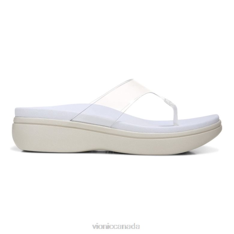 Vionic Luminous Platform Sandal 4642661426 White Vionic boots canada