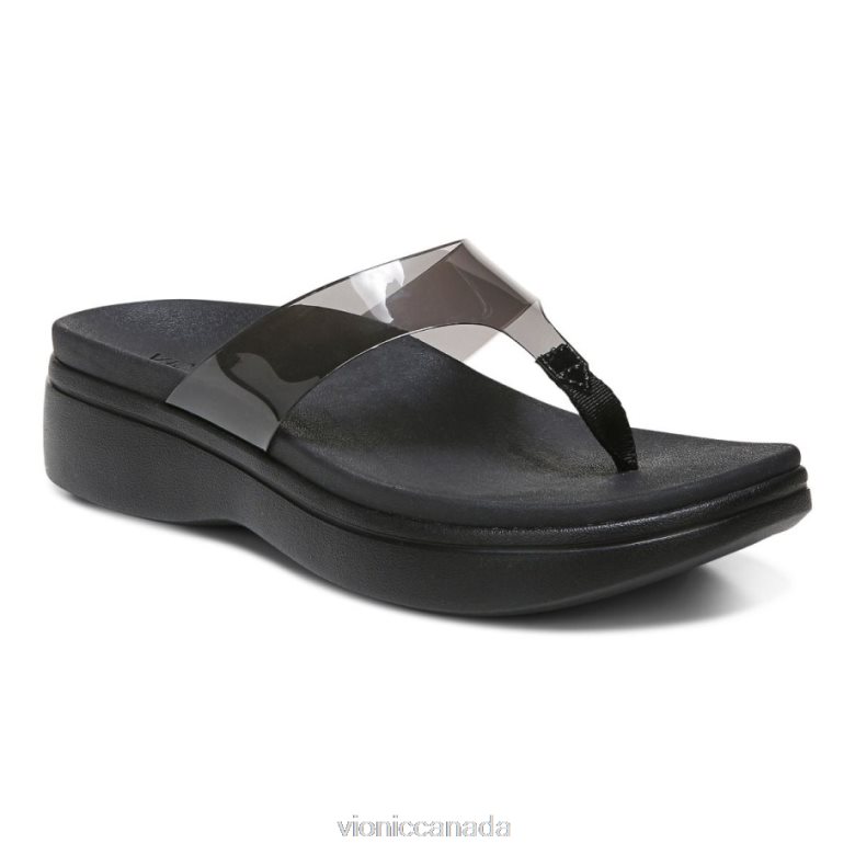 Vionic Luminous Platform Sandal 4642661427 Black Vionic calgary