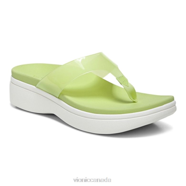Vionic Luminous Sandal 464266467 Pale Lime Vionic sandals canada