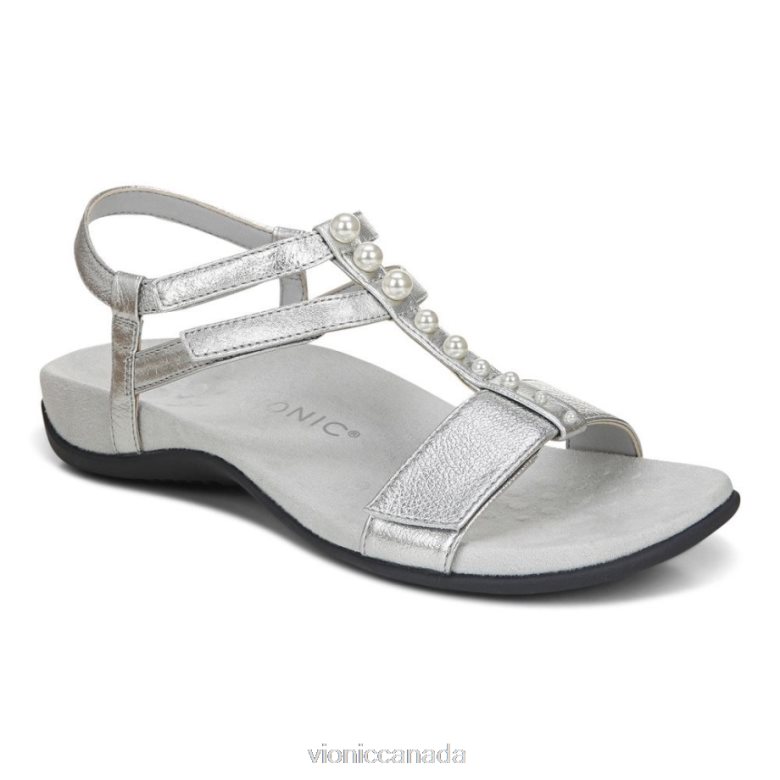 Vionic Mikah Sandal 464266501 Silver Vionic boots canada