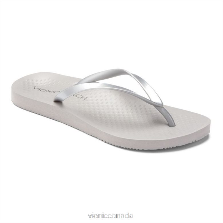 Vionic Noosa Flip Flop 464266195 Silver Vionic calgary