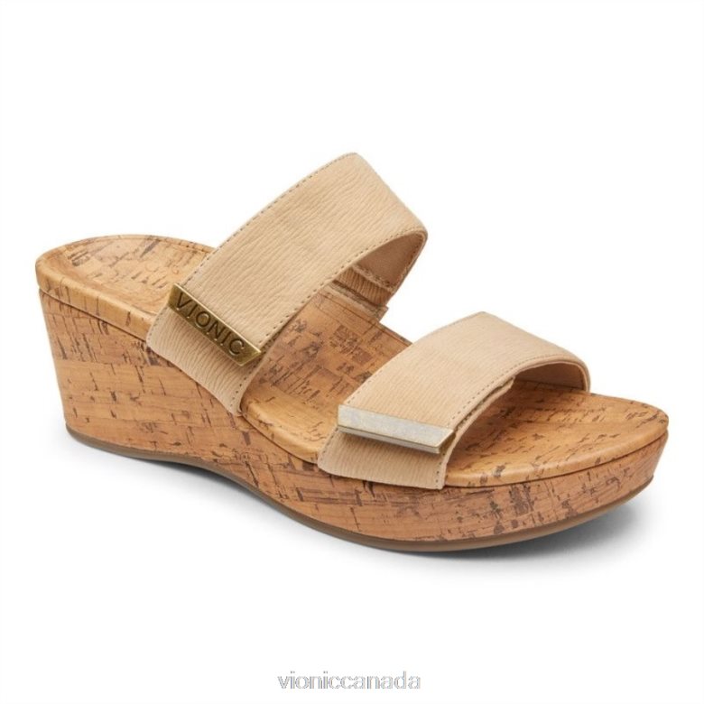 Vionic Pepper Wedge Heel 464266225 Wheat Vionic sandals canada