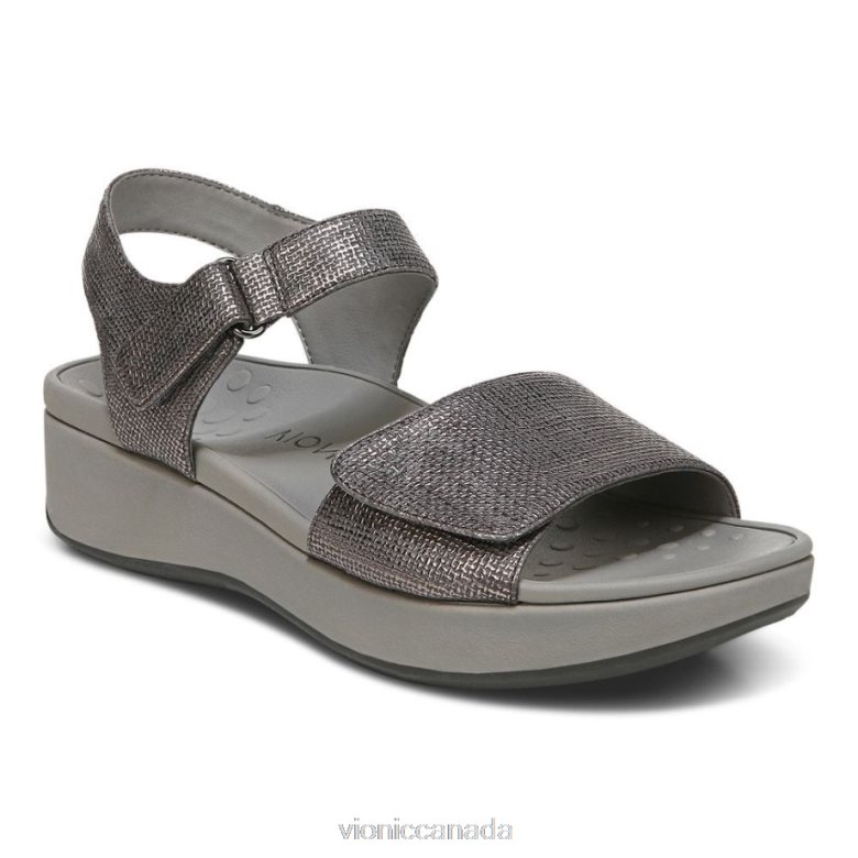 Vionic Raz Sandal 464266565 Gunmetal Vionic canada