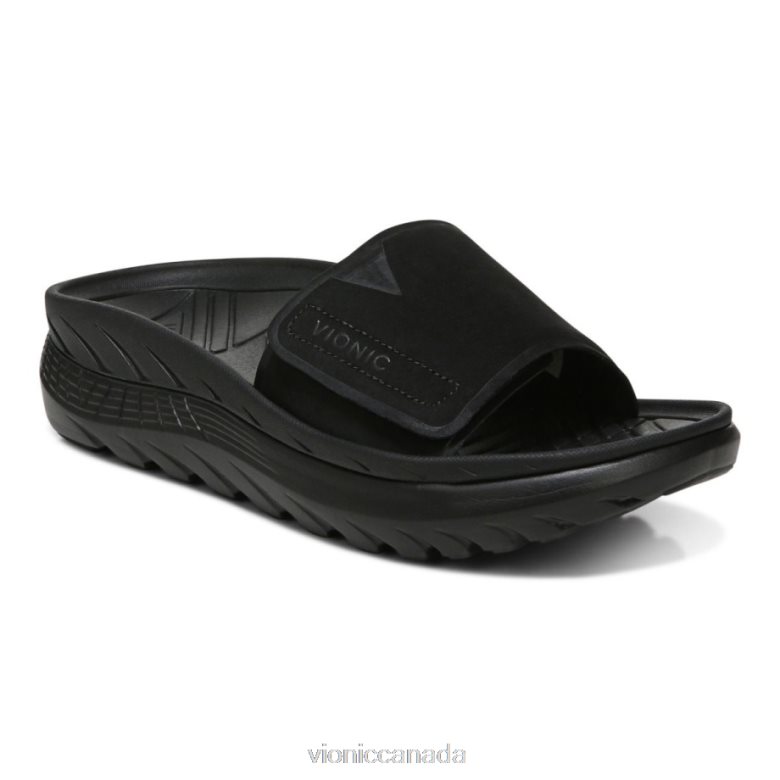 Vionic Rejuvenate All Gender Recovery Sandal 464266567 Black Vionic calgary