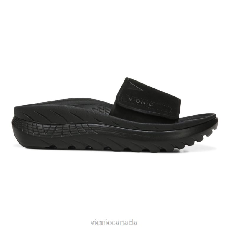 Vionic Rejuvenate All Gender Recovery Sandal 464266567 Black Vionic calgary