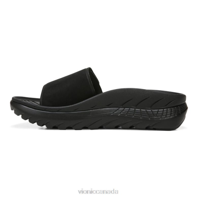 Vionic Rejuvenate All Gender Recovery Sandal 464266567 Black Vionic calgary