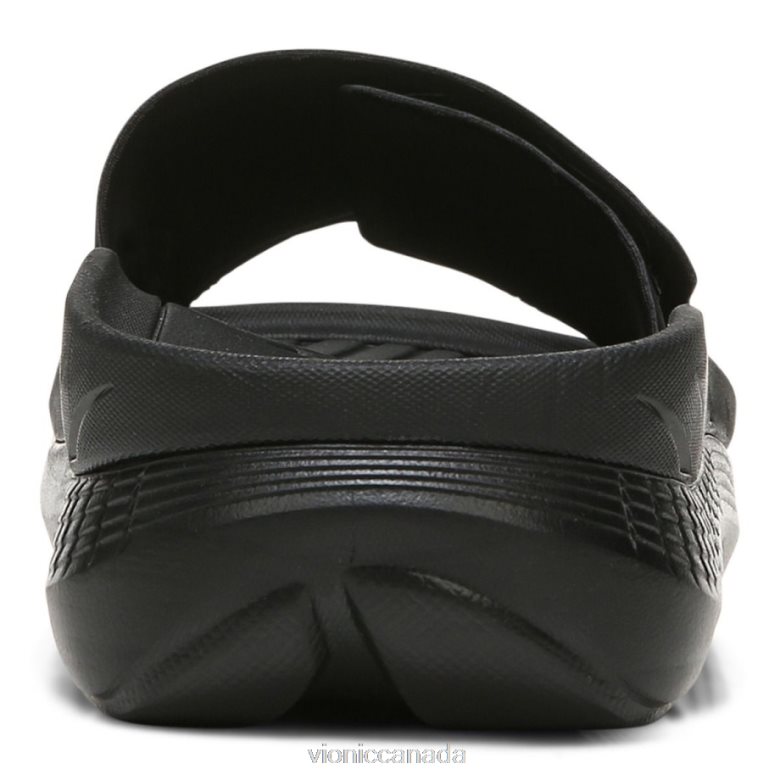 Vionic Rejuvenate All Gender Recovery Sandal 464266567 Black Vionic calgary