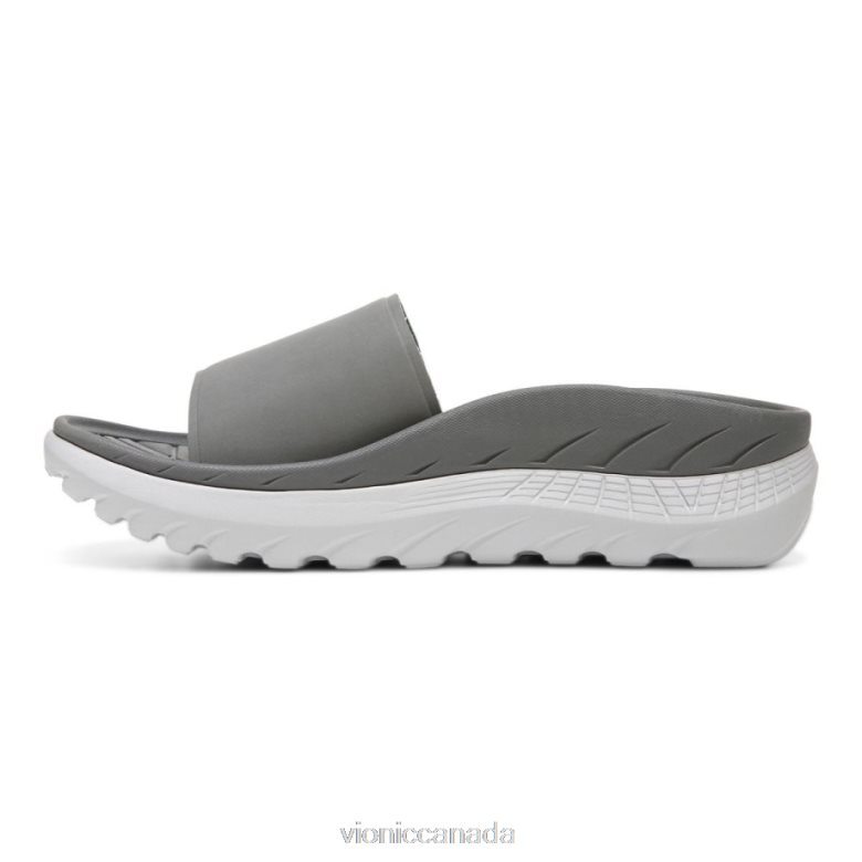 Vionic Rejuvenate All Gender Recovery Sandal 464266568 Charcoal Vapor Vionic shoes calgary