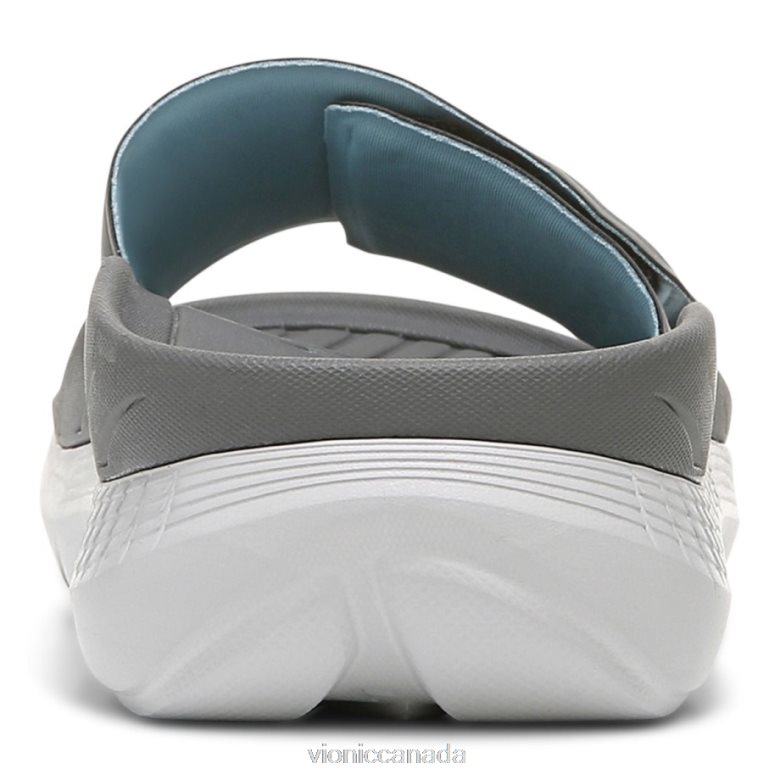 Vionic Rejuvenate All Gender Recovery Sandal 464266568 Charcoal Vapor Vionic shoes calgary