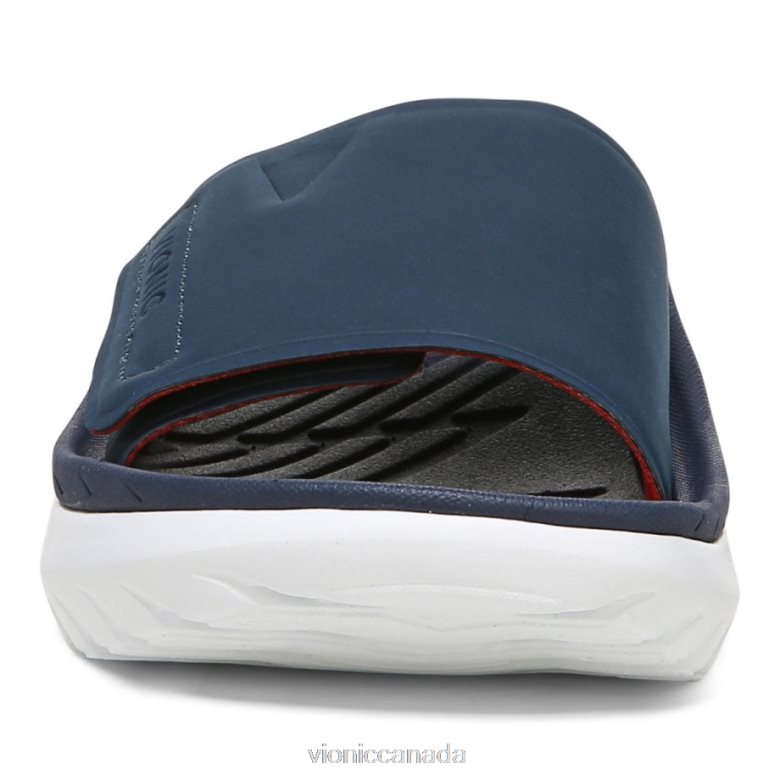 Vionic Rejuvenate All Gender Recovery Sandal 464266569 Navy Vionic sandals canada