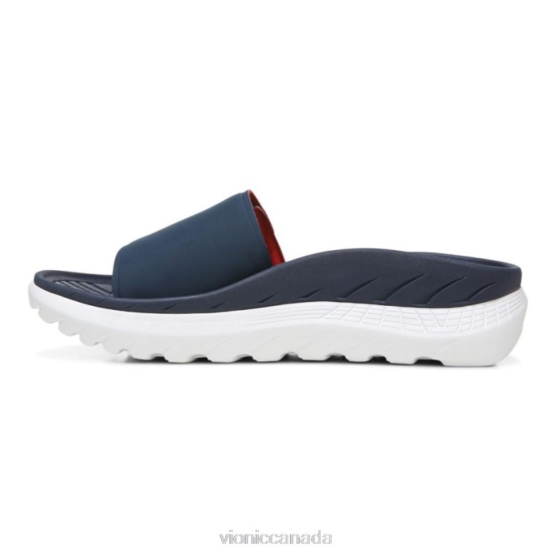 Vionic Rejuvenate All Gender Recovery Sandal 464266569 Navy Vionic sandals canada