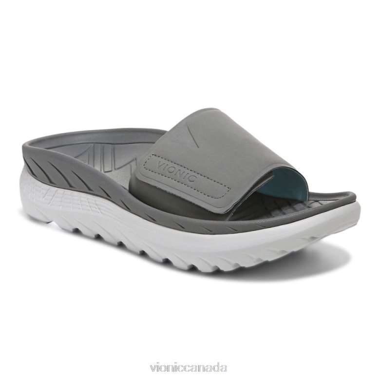 Vionic Rejuvenate Recovery Sandal 4642661289 Charcoal Vapor Vionic canada