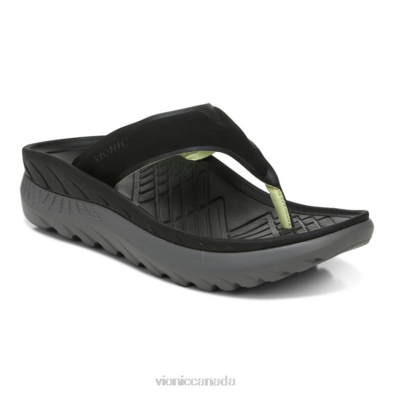 Vionic Restore All Gender Recovery Sandal 464266575 Black Charcoal Vionic canada shoes