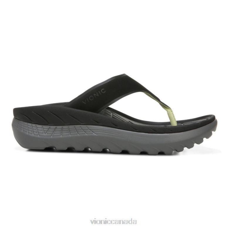 Vionic Restore All Gender Recovery Sandal 464266575 Black Charcoal Vionic canada shoes
