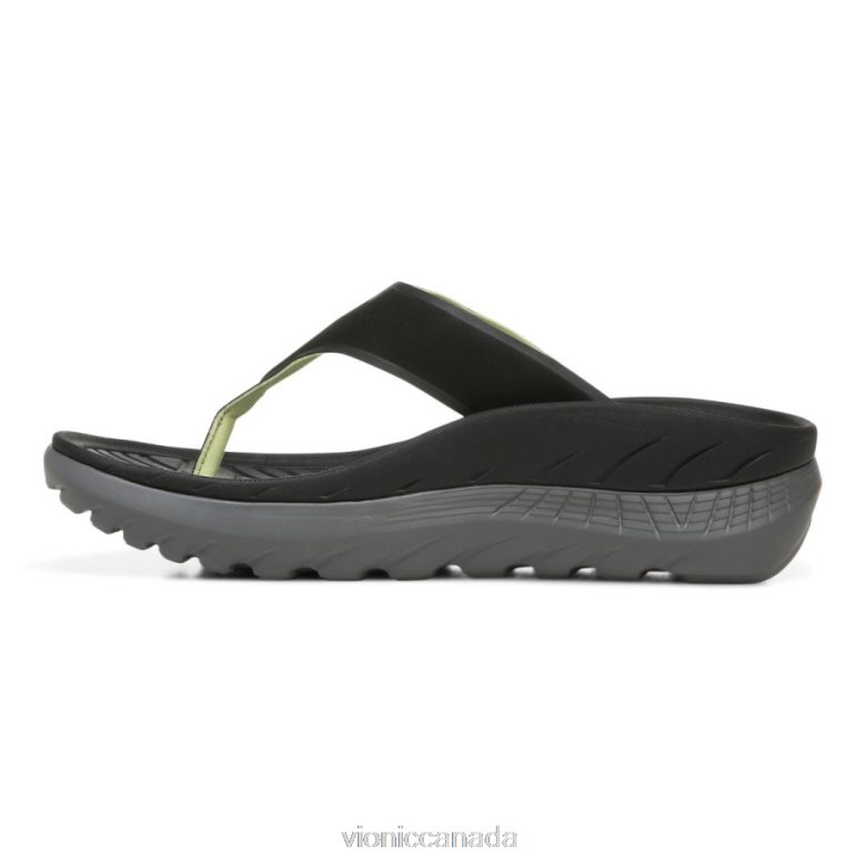 Vionic Restore All Gender Recovery Sandal 464266575 Black Charcoal Vionic canada shoes