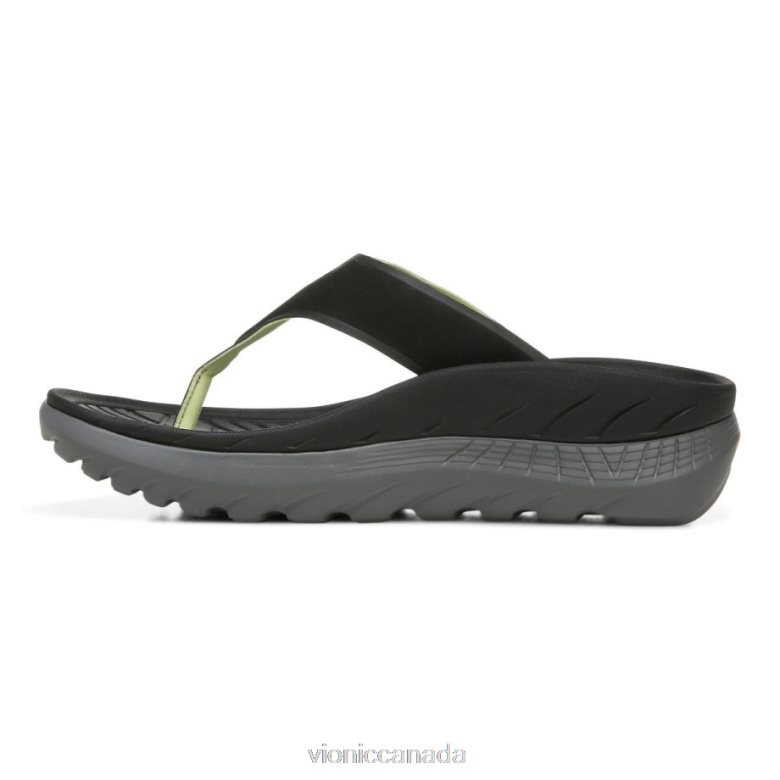 Vionic Restore Recovery Sandal 4642661291 Black Charcoal Vionic calgary