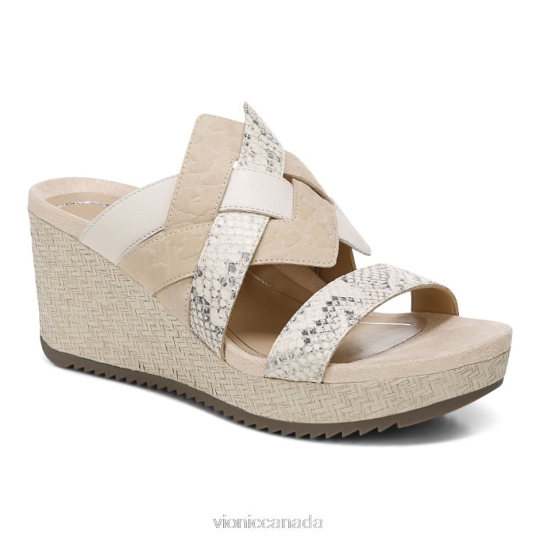 Vionic Tara Wedge Sandal 464266666 Cream Vionic calgary