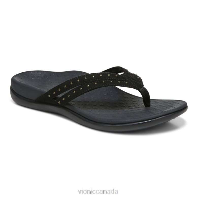 Vionic Tasha Toe Post Sandal 4642661434 Black Vionic boots canada