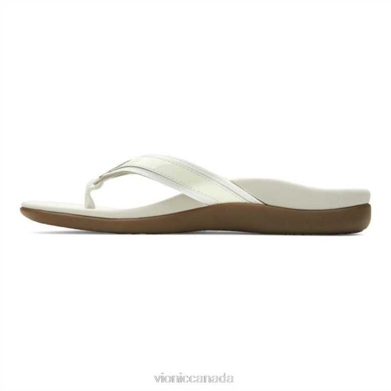 Vionic Tide II Toe Post Sandal 4642661387 White Vionic calgary