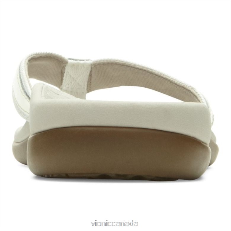 Vionic Tide II Toe Post Sandal 4642661387 White Vionic calgary