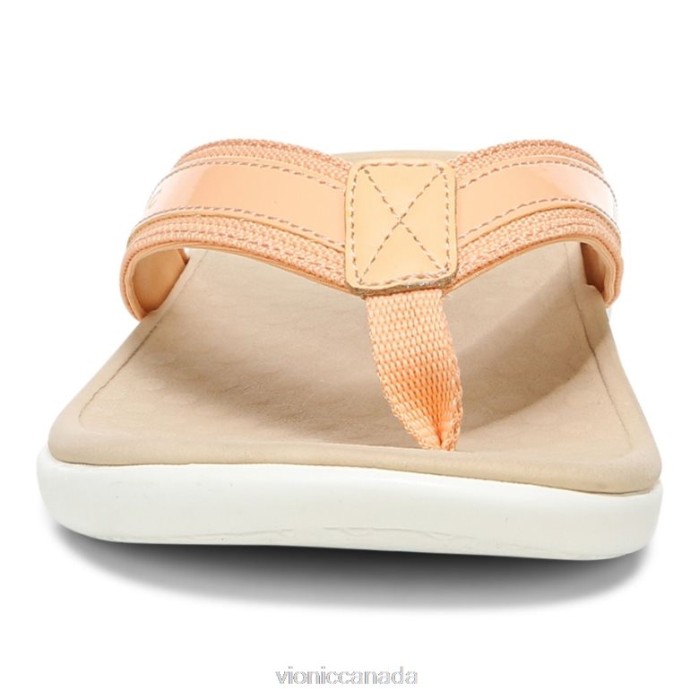 Vionic Tide II Toe Post Sandal 4642661391 Apricot Vionic canada shoes