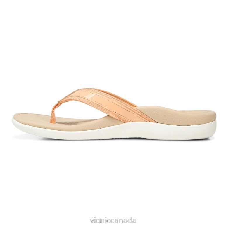 Vionic Tide II Toe Post Sandal 4642661391 Apricot Vionic canada shoes