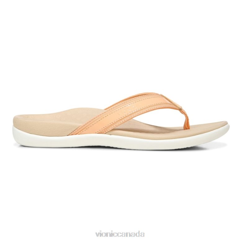 Vionic Tide II Toe Post Sandal 4642661391 Apricot Vionic canada shoes