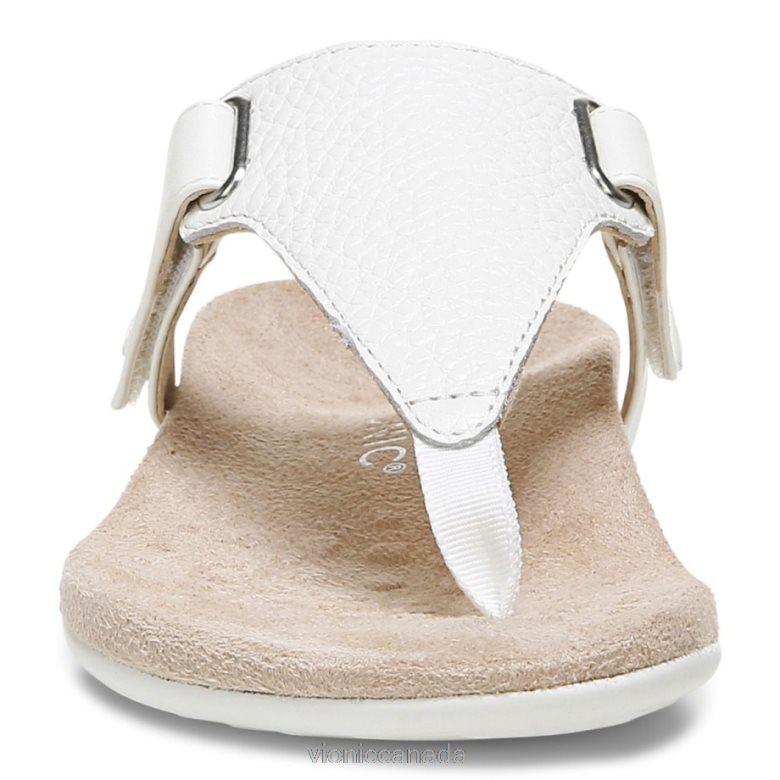 Vionic Wanda T-Strap Sandal 4642661440 Marshmallow Vionic canada sale