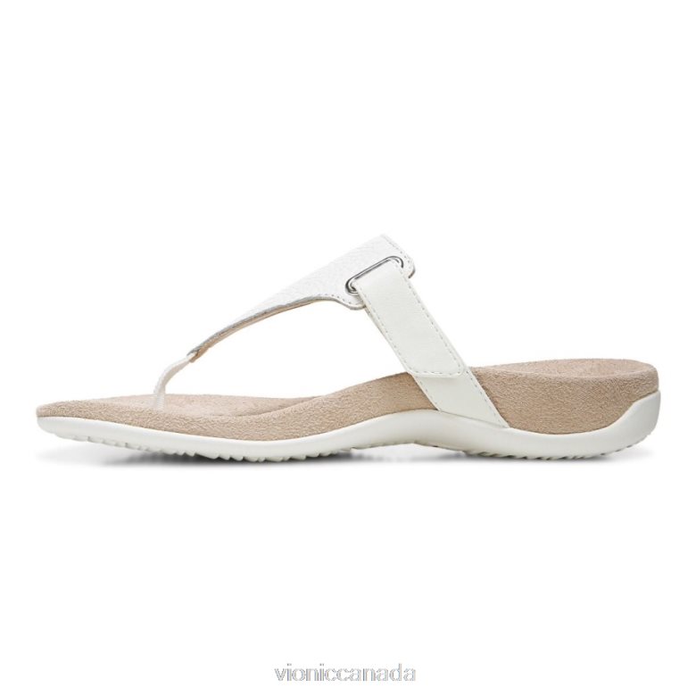 Vionic Wanda T-Strap Sandal 4642661440 Marshmallow Vionic canada sale