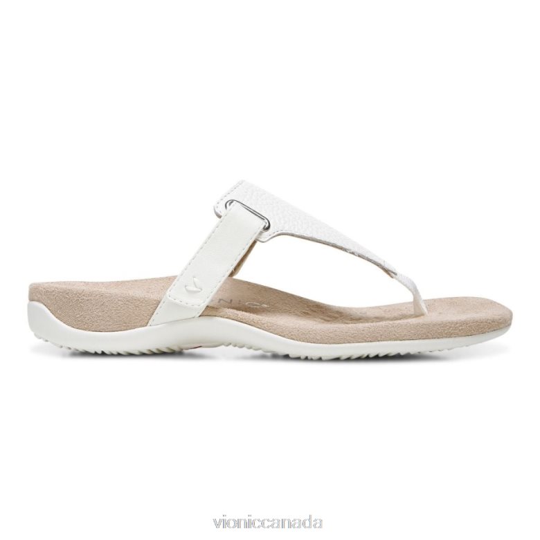 Vionic Wanda T-Strap Sandal 4642661440 Marshmallow Vionic canada sale