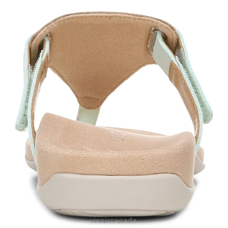 Vionic Wanda T-Strap Sandal 464266685 Seafoam Vionic shoes calgary