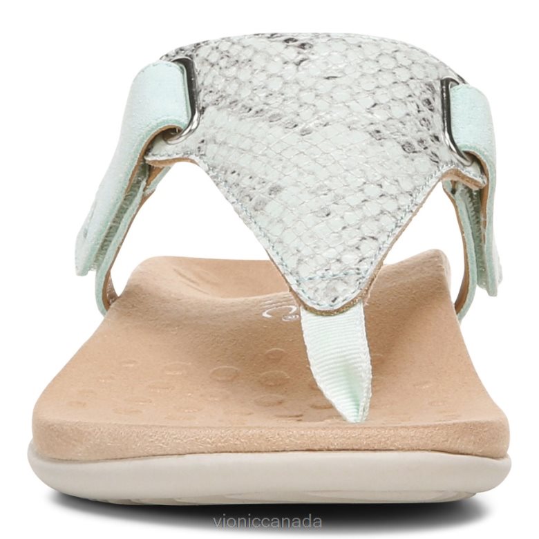Vionic Wanda T-Strap Sandal 464266685 Seafoam Vionic shoes calgary