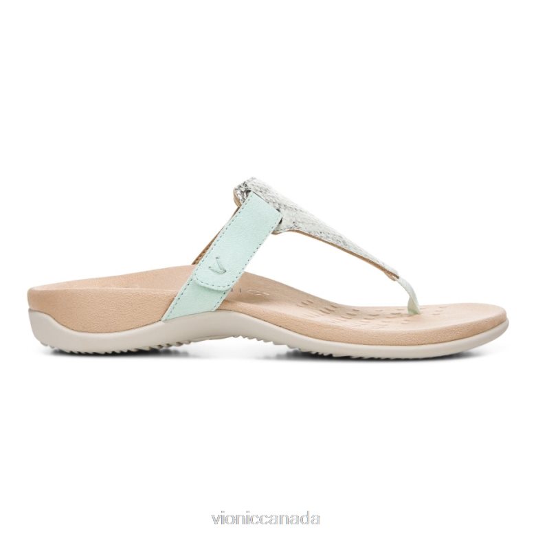 Vionic Wanda T-Strap Sandal 464266685 Seafoam Vionic shoes calgary